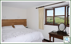 Bedroom arranged as Super-king option